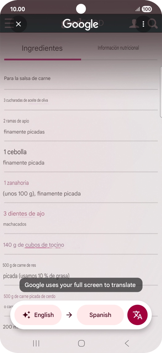 Follow the instructions on the screen to select the required language settings and use the function.