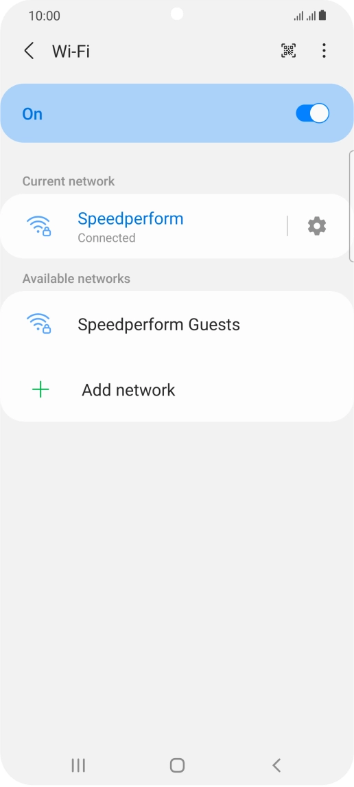 Press the Home key to return to the home screen.