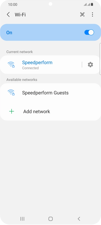 Press the Home key to return to the home screen.
