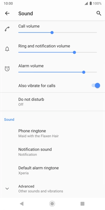 Press the Home key to return to the home screen.