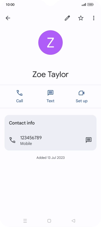 Press the Home key to return to the home screen.