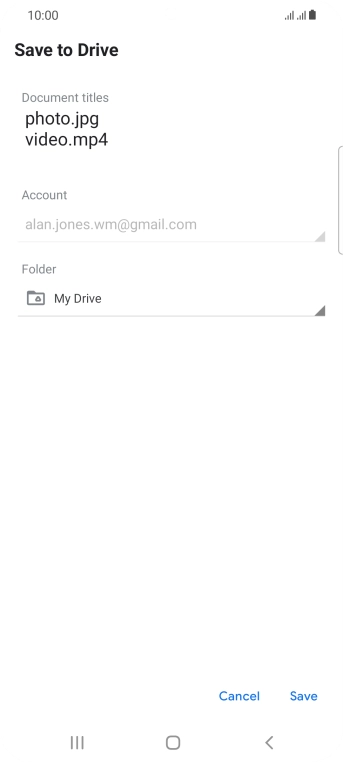 Press the field below 