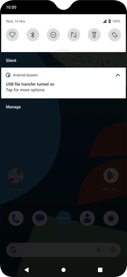 Press Tap for more options..
