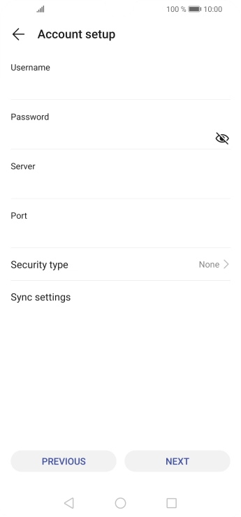 Press the field below 