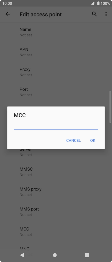 Key in 234 and press OK.