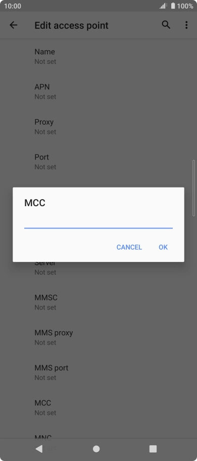Key in 234 and press OK.