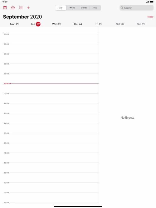 Slide your finger upwards starting from the bottom of the screen to return to the home screen.