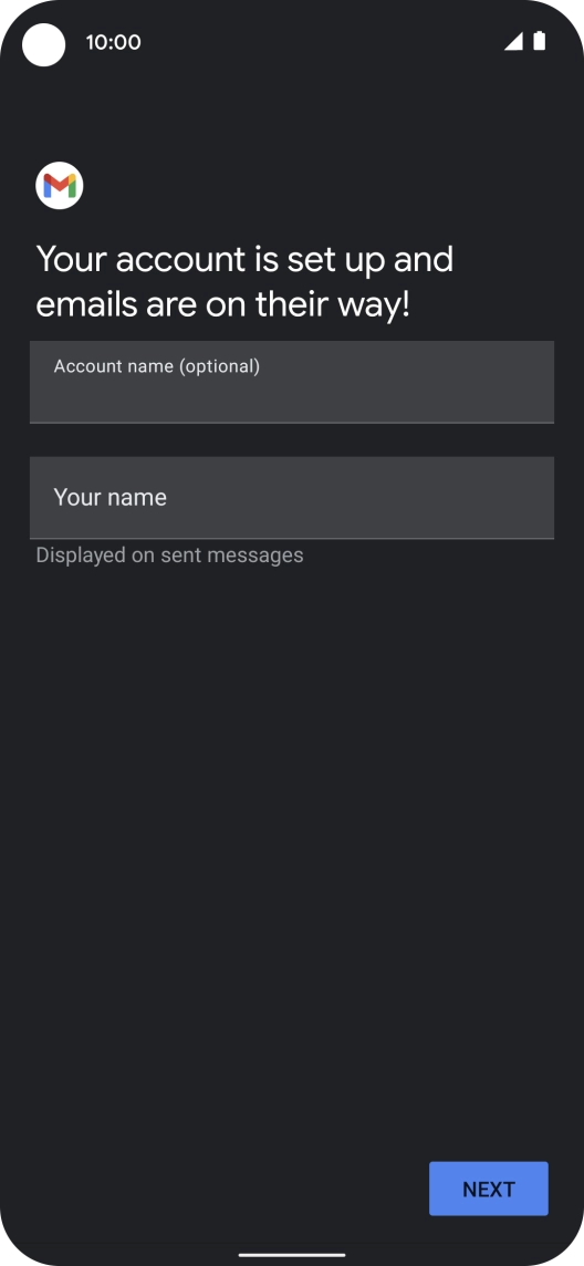 Press the field below 