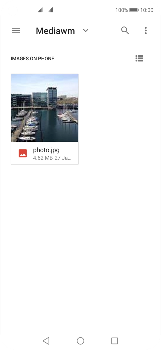 Press the required picture.