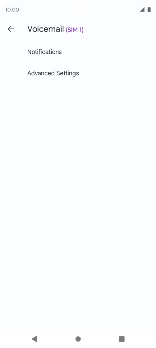 Press Advanced Settings.