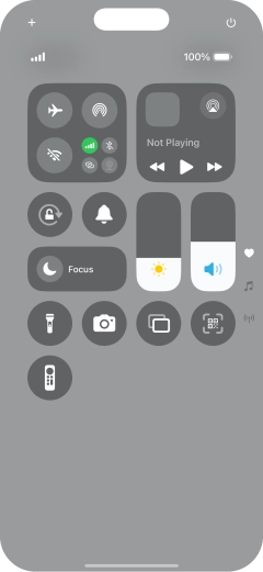 Press the sound mode icon to turn silent mode on or off.