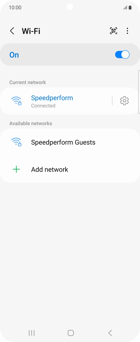 Press the Home key to return to the home screen.