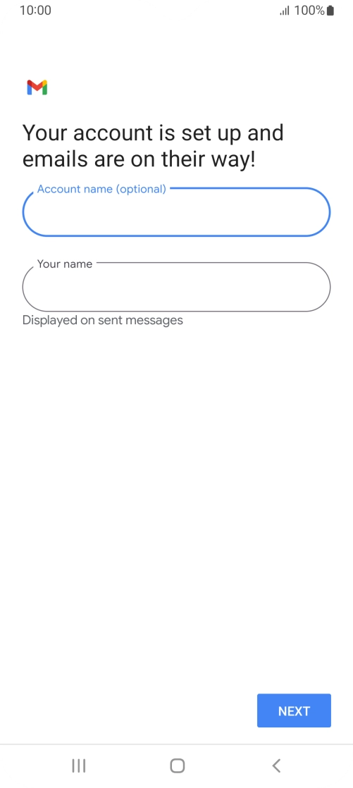 Press the field below 