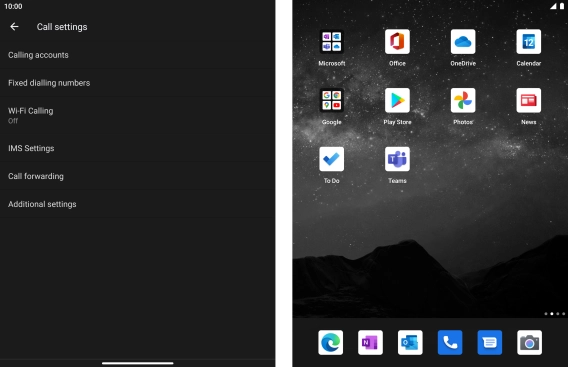 Press Additional settings.