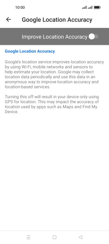 If you press the indicator next to 