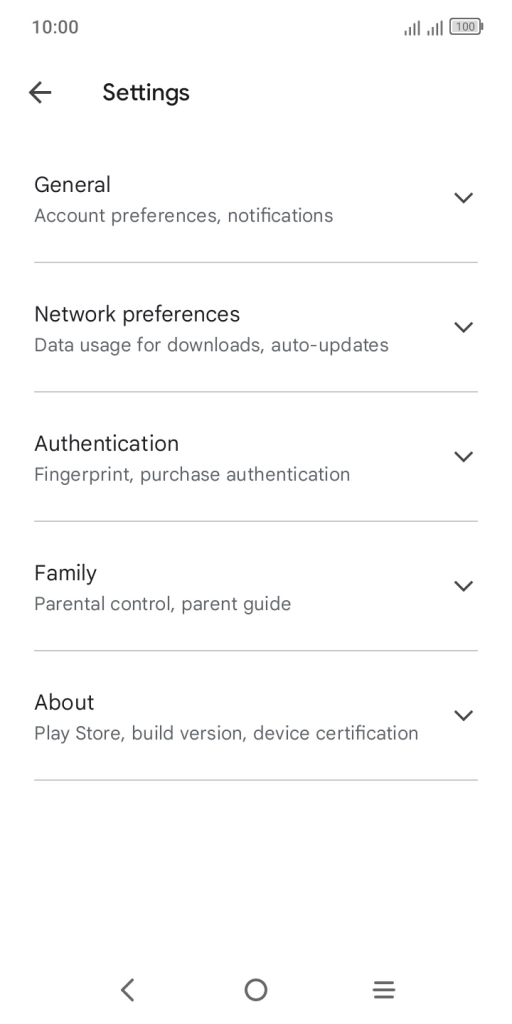 Press Network preferences.