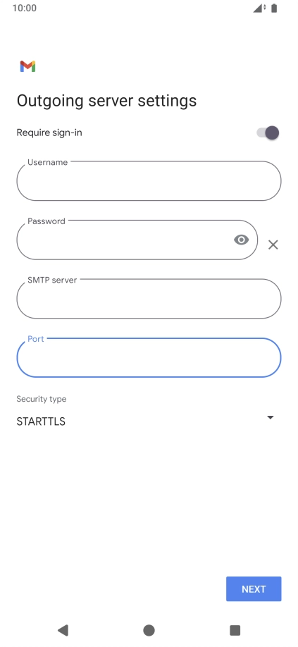 Press the drop down list below 