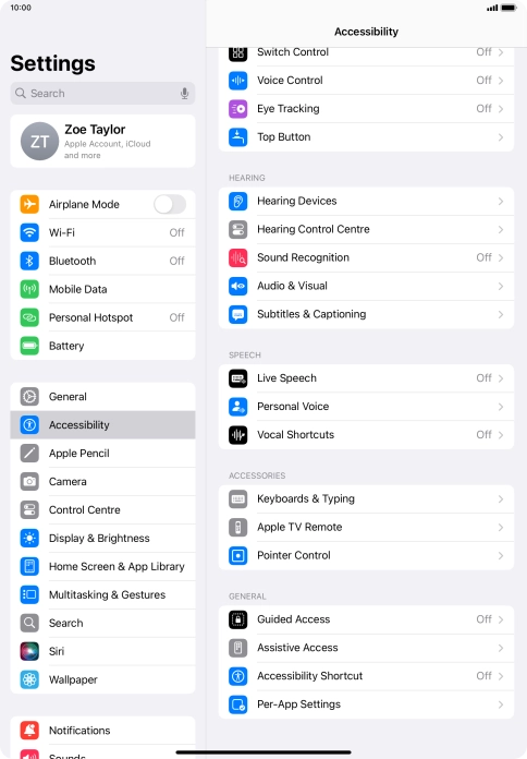Press the required category below 