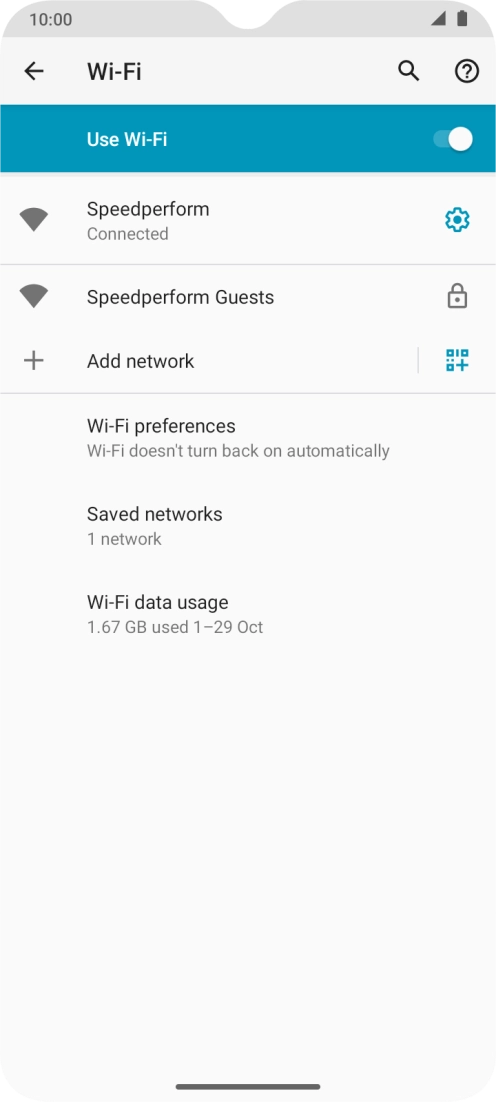 Slide your finger upwards starting from the bottom of the screen to return to the home screen.
