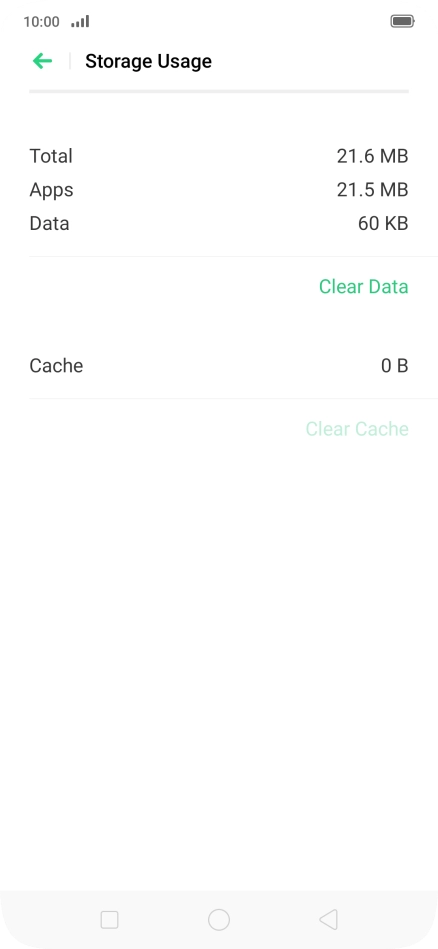 Press the Home key to return to the home screen.