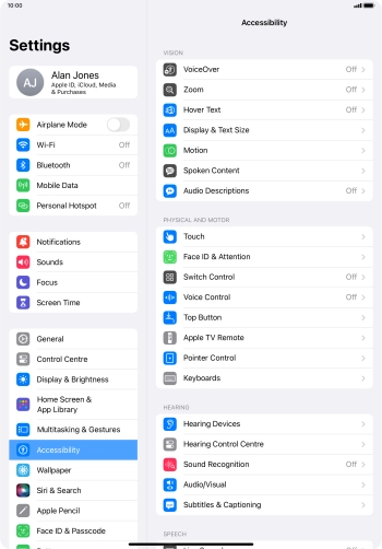 Press the required category below 
