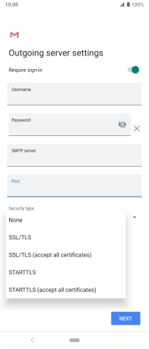 Press None to turn off the function.