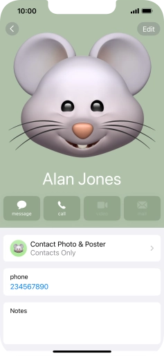Slide your finger upwards starting from the bottom of the screen to return to the home screen.
