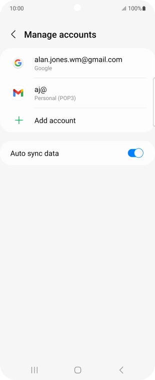 Press the Home key to return to the home screen.