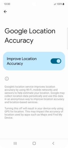 If you press the indicator next to 