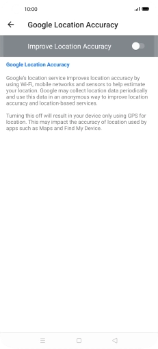 If you press the indicator next to 