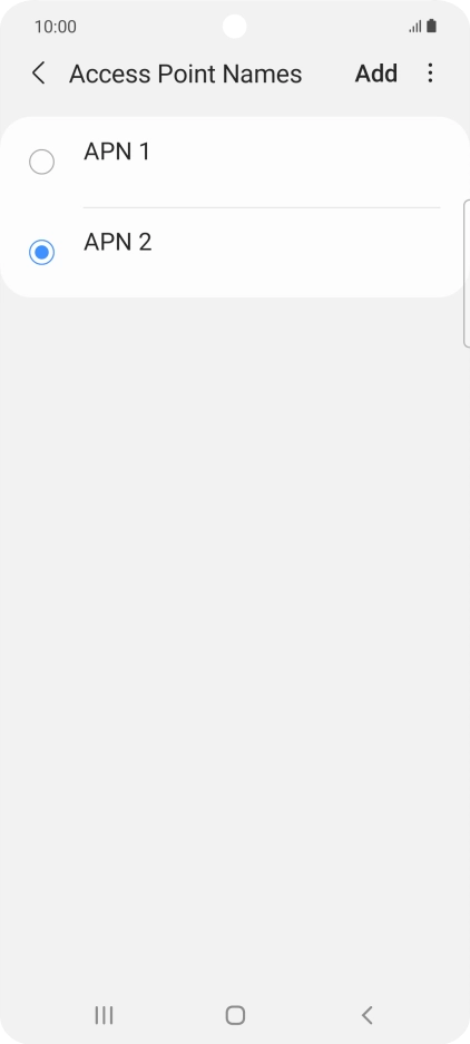 Press the Home key to return to the home screen.