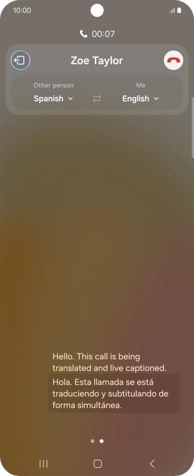 Press the drop down lists to select the required languages.
