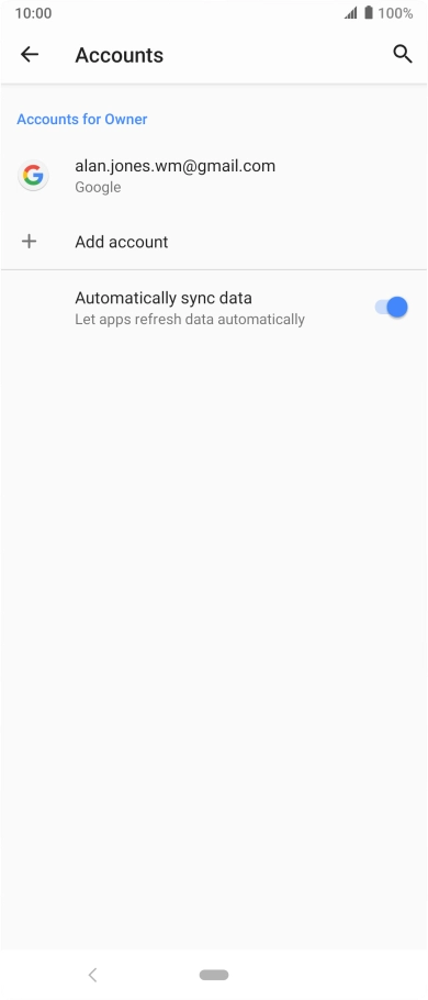 Press the Home key to return to the home screen.