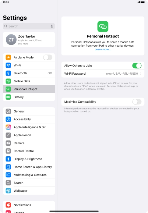 Slide your finger upwards starting from the bottom of the screen to return to the home screen.