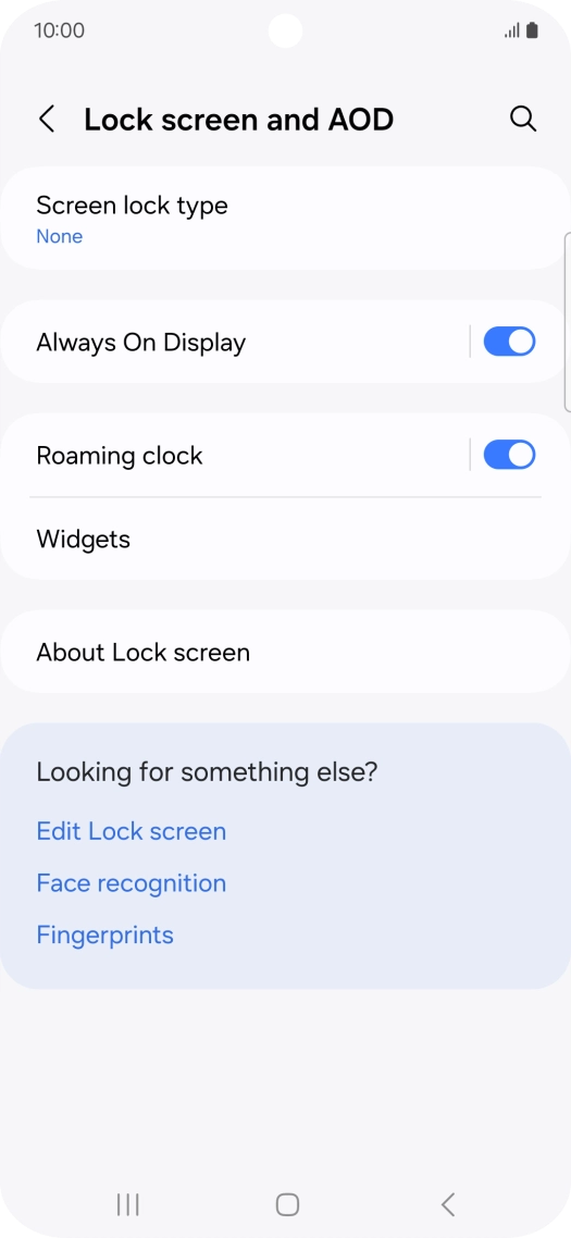 Press the Home key to return to the home screen.