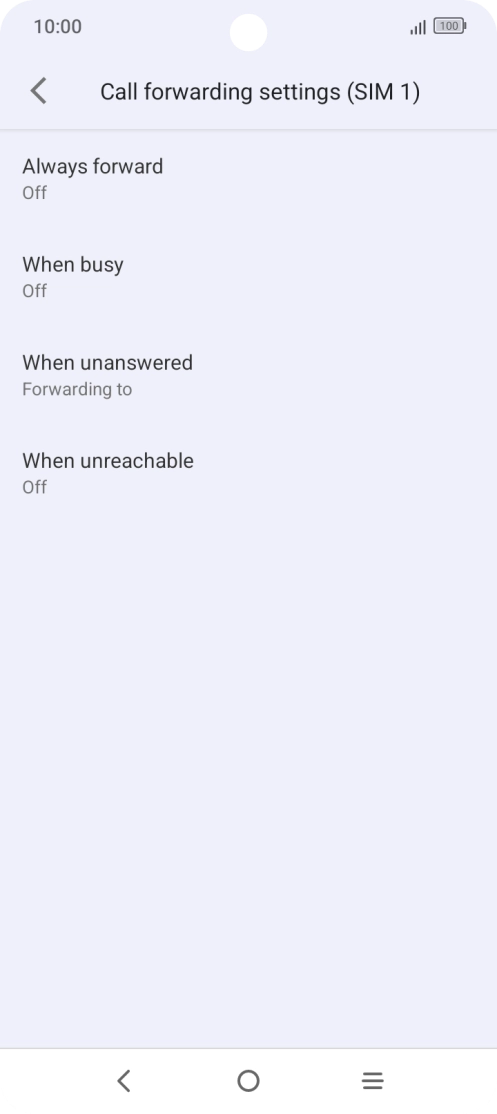 Press the Home key to return to the home screen.
