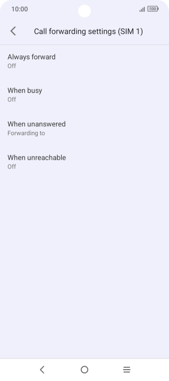Press the Home key to return to the home screen.