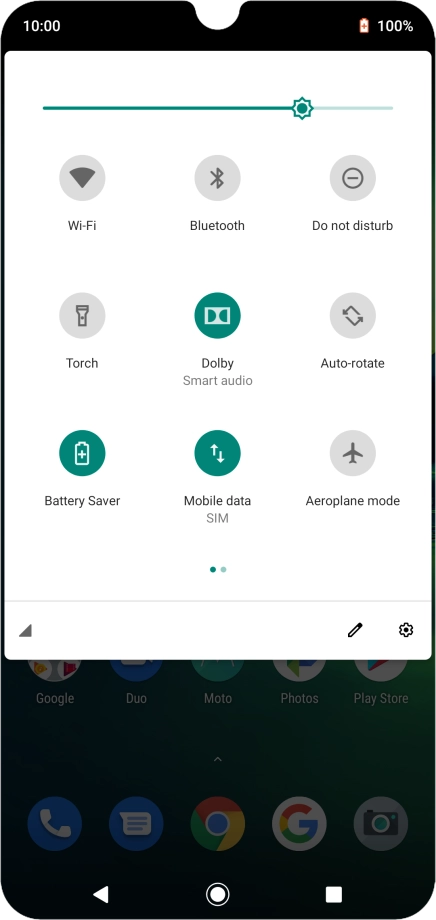 Press the Home key to return to the home screen.