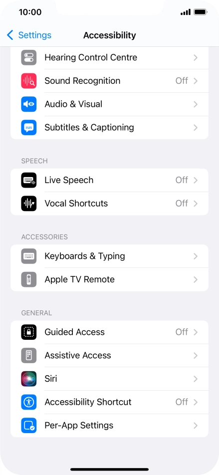 Press the required category below 
