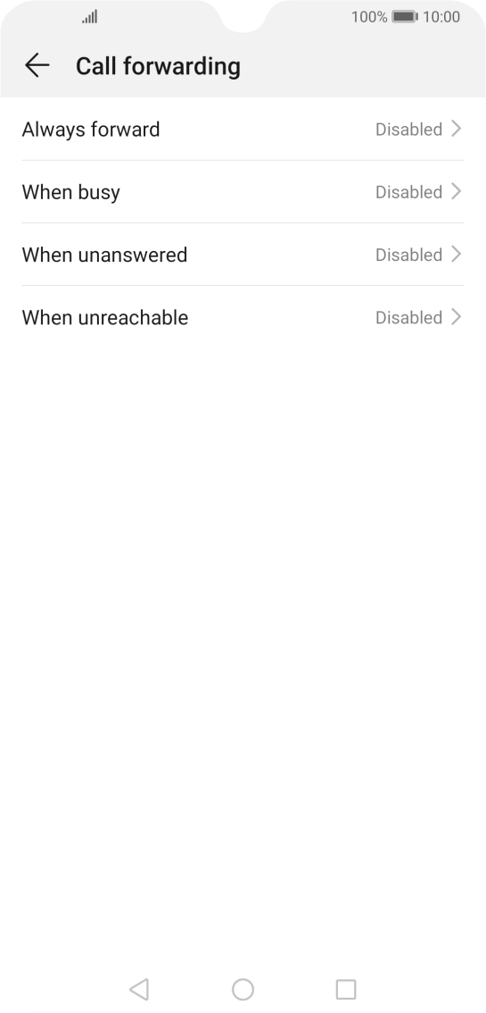 Press the Home key to return to the home screen.