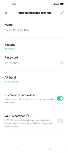 Press the field below 