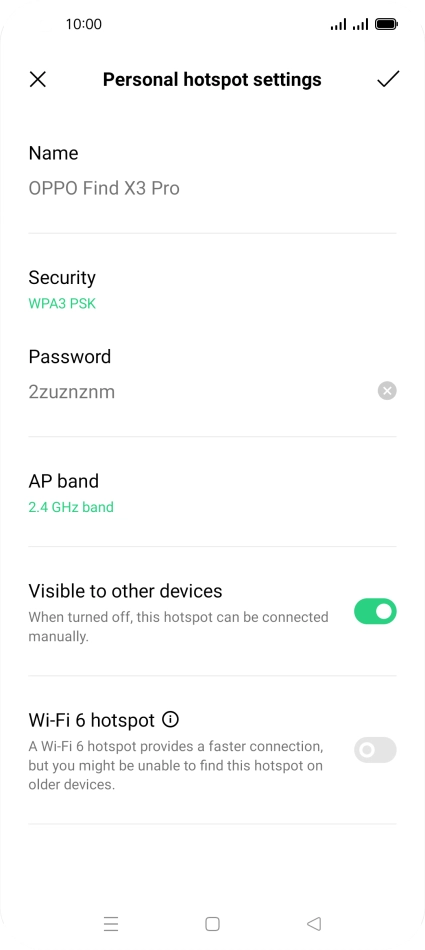 Press the field below 