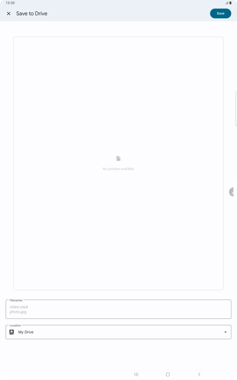 Press the field below 