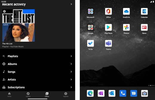 Press the required category and go to the required audio file.