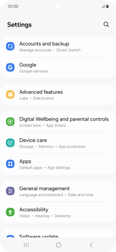 Press Google.