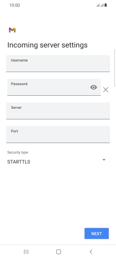 Press the field below 