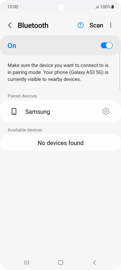 Press the Home key to return to the home screen.