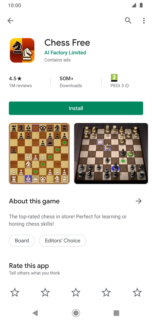 Press the Home key to return to the home screen.