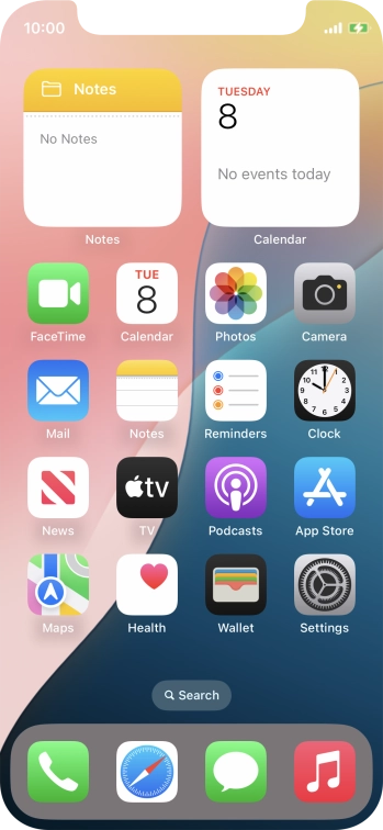 When the battery charging icon is displayed, charging is in progress.