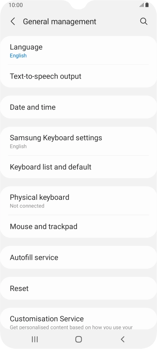 Press Date and time.